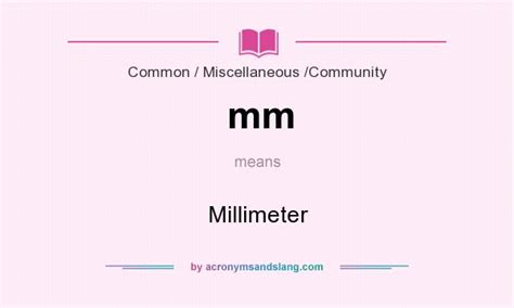 Mm stands for megameter .